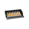 InLine Patch Panel Cat.6 8 puertos de sobremesa negro RAL9005