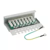 InLine Patch Panel Cat.6 8 puertos de sobremesa gris RAL7035