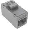 InLine Conector hembra RJ45 keystone, no apantallado, Cat.6A, pack de 8, gris
