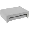 InLine Caja de consolidación de sobremesa 8x keystone RJ45, metal, RAL7035