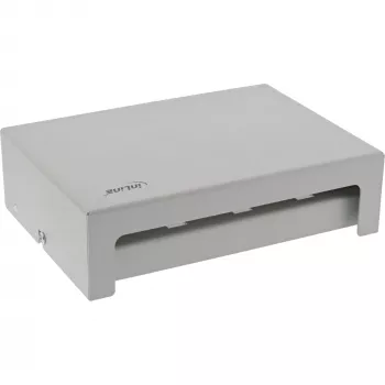 InLine Caja de consolidación de sobremesa 8x keystone RJ45, metal, RAL7035
