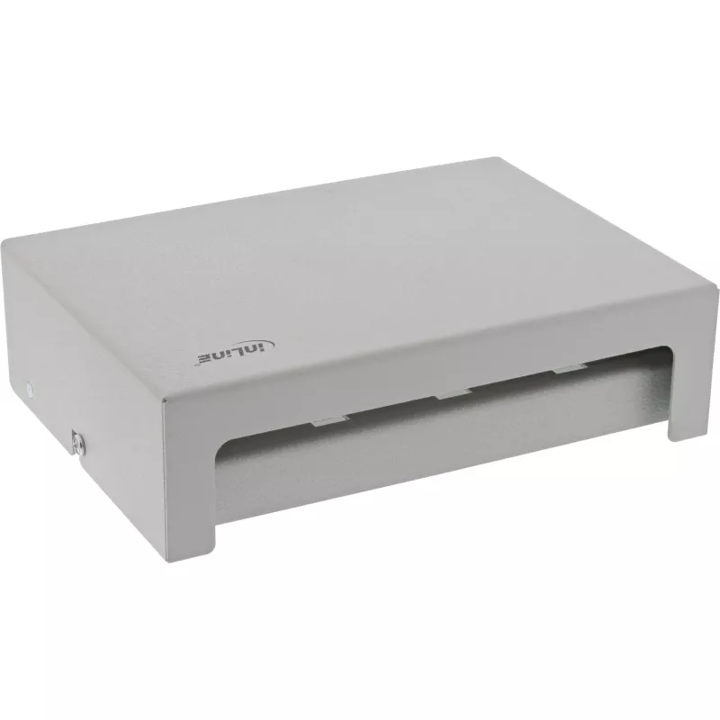 InLine Caja de consolidación de sobremesa 8x keystone RJ45, metal, RAL7035