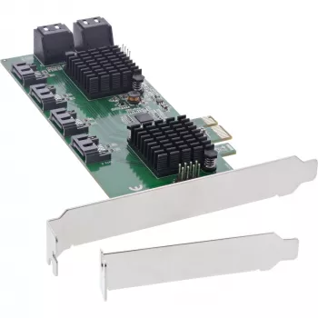 InLine Tarjeta de interfaz, controlador 8x SATA 6Gb/s, PCIe 2.0 (PCI Express)