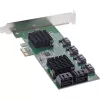 InLine Tarjeta de interfaz, controlador 8x SATA 6Gb/s, PCIe 2.0 (PCI Express)