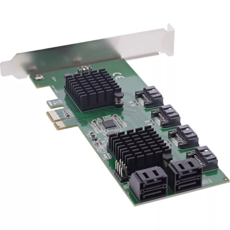 InLine Tarjeta de interfaz, controlador 8x SATA 6Gb/s, PCIe 2.0 (PCI Express)