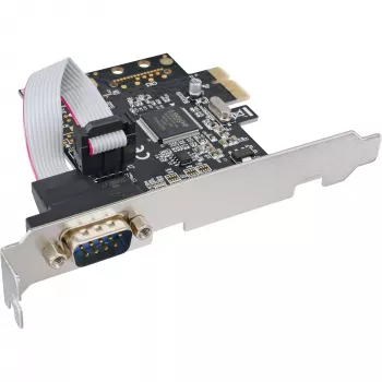 InLine Tarjeta de interfaz 1 puerto serie 9 pines PCIe, InLine, 76618D
