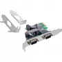 InLine Tarjeta de interfaz 2x serie 9 pines PCIe PCI-Express macho
