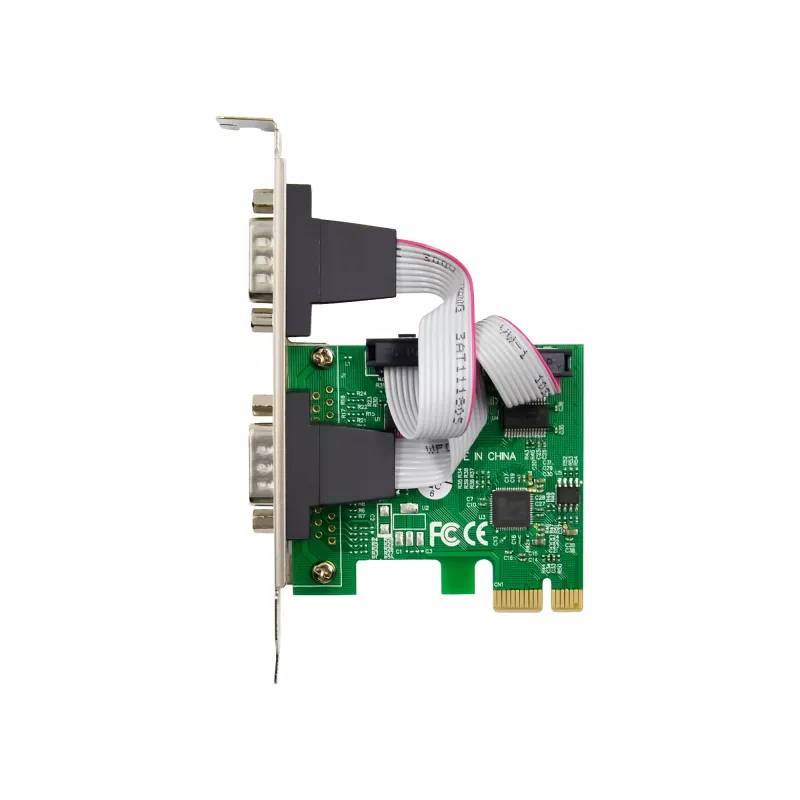 InLine Tarjeta de interfaz 2x serie 9 pines PCIe PCI-Express macho