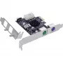 InLine Tarjeta de interfaz 2x PS/2 USB header PCIe macho 0,48 Gbit/s