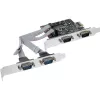 InLine Tarjeta de interfaz 4 puertos serie 9 pines PCIe PCI-Express 76623C