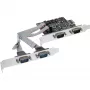 InLine Tarjeta de interfaz 4 puertos serie 9 pines PCIe PCI-Express 76623C