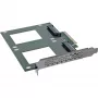 InLine 76660P Adaptador U.2 interno PCIe macho 4 Gbit/s 3,3 V