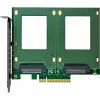 InLine 76660P Adaptador U.2 interno PCIe macho 4 Gbit/s 3,3 V
