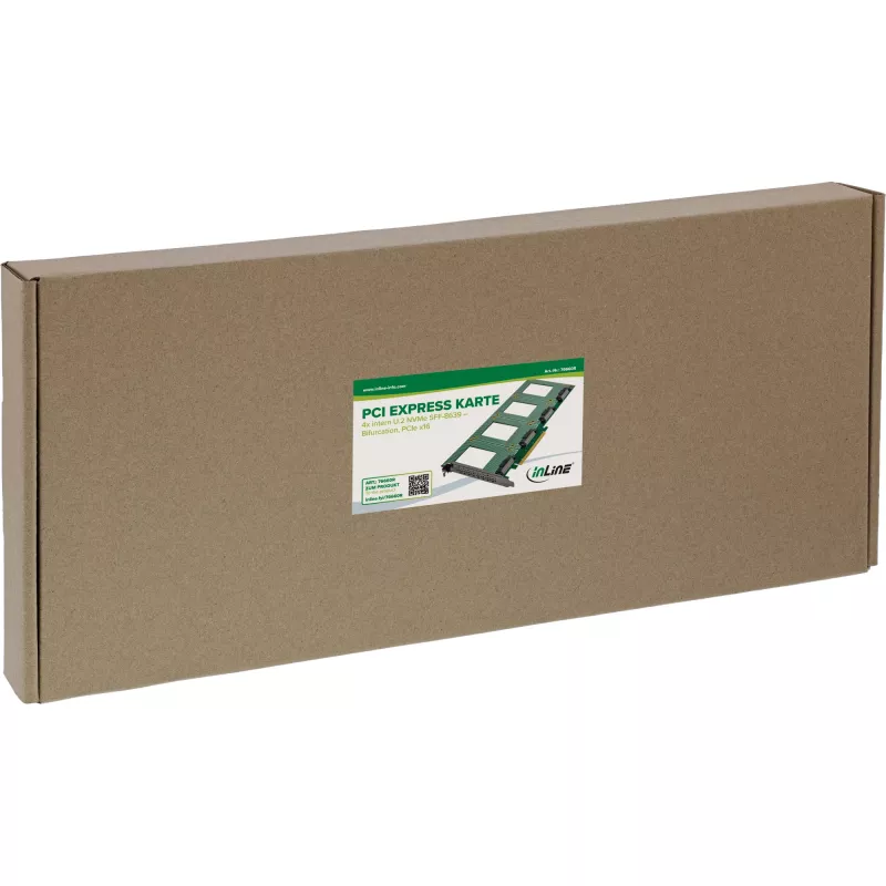 InLine 76660R Tarjeta de interfaz U.2 interna PCIe macho 4 Gbit/s