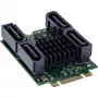 InLine 76660U Tarjeta de interfaz SATA interna M.2 a SATA 6 Gbit/s