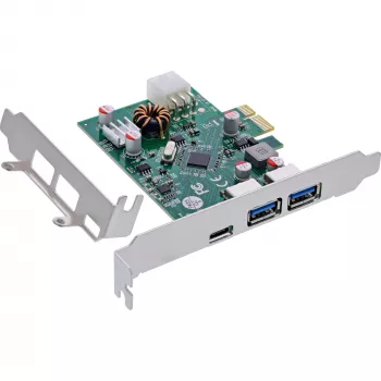 InLine 76661M Tarjeta de interfaz/adaptador interno USB 3.2 Gen 1 (3.1 Gen 1), USB Type-C