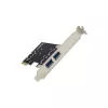 InLine 2+2 puertos controlador host USB 3.2 Gen.1, PCIe, con alimentación SATA + chapa LP