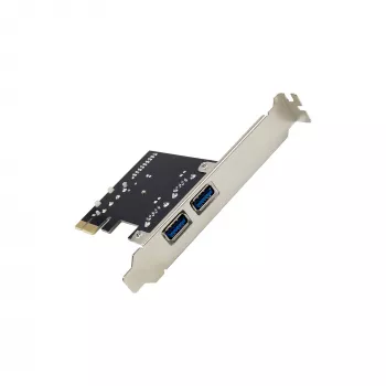 InLine 2+2 puertos controlador host USB 3.2 Gen.1, PCIe, con alimentación SATA + chapa LP