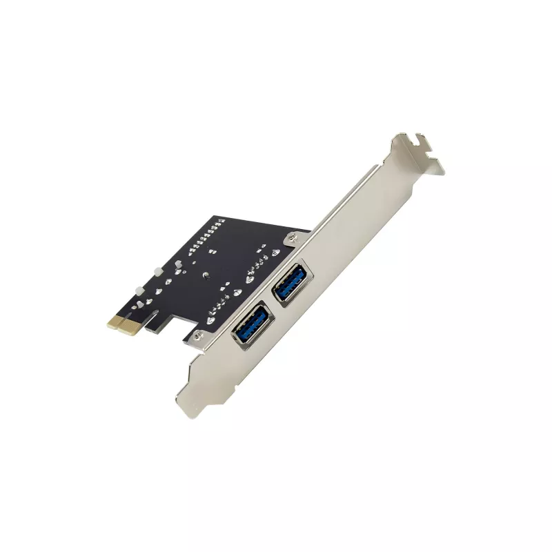 InLine 2+2 puertos controlador host USB 3.2 Gen.1, PCIe, con alimentación SATA + chapa LP