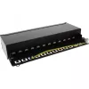 InLine panel de parcheo Cat.6A montaje de mesa/pared 12 puertos negro RAL9005