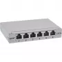 InLine patch panel Cat.6A 0,5HE 6 puertos, sobremesa/pared/raíl, gris con protección antipolvo