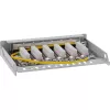 InLine patch panel Cat.6A 0,5HE 6 puertos, sobremesa/pared/raíl, gris con protección antipolvo