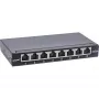InLine panel de parcheo Cat.6A 0,5U 8 puertos, mesa/pared/raíl, negro, protección antipolvo