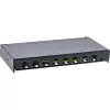 InLine panel de parcheo Cat.6A 0,5U 8 puertos, mesa/pared/raíl, negro, protección antipolvo