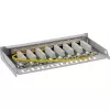 InLine patch panel Cat.6A 0,5HE 8 puertos, montaje sobremesa/pared gris claro RAL7035