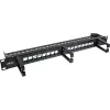 InLine patch panel 16 puertos, panel vacío Keystone con 3 soportes, 19