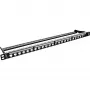 Panel de parcheo ciego 19 pulgadas InLine 76824C 24 puertos para keystones RJ45 0,5U negro