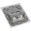InLine toma empotrable Cat.6A 2x RJ45 blanca RAL9010