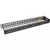 InLine panel de parcheo keystone RJ45 vacío 19 pulgadas, 48 puertos, 1U, negro