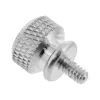 InLine tornillos moleteados para carcasa, aluminio, plateado, 10 uds.