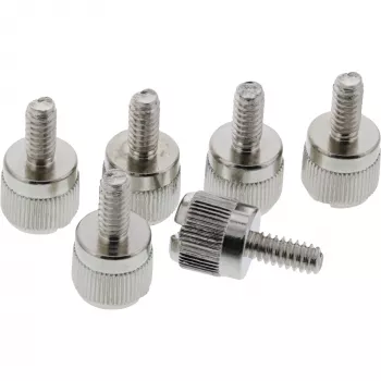 Tornillos moleteados para carcasa InLine 77770A plateado pack de 6