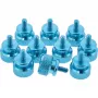 Tornillos moleteados para carcasa InLine 77770B azul aluminio 10 uds.