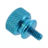 Tornillos moleteados para carcasa InLine 77770B azul aluminio 10 uds.