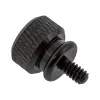 InLine tornillos moleteados para carcasa, aluminio, negro, 10 uds.