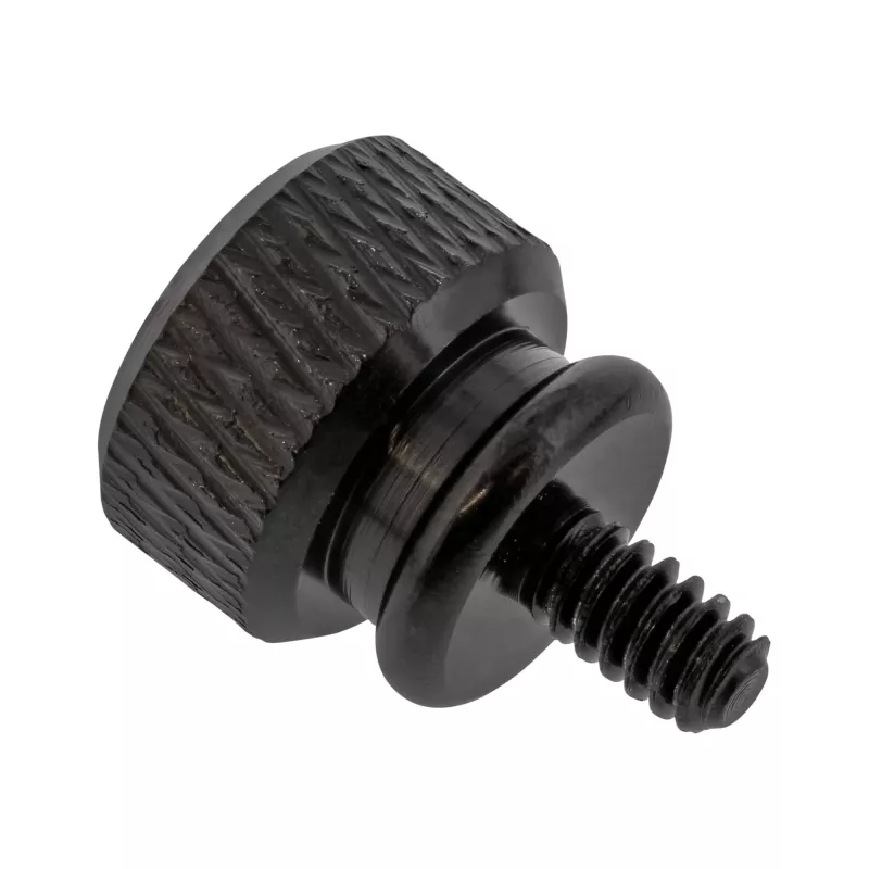 InLine tornillos moleteados para carcasa, aluminio, negro, 10 uds.