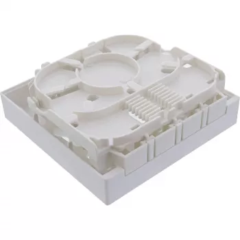 InLine Caja FTTH vacía para hasta 4x LC Duplex / 4x SC Simplex, blanco