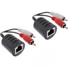 InLine Cable RCA de audio sobre LAN / Ethernet / RJ45 2 uds., un set