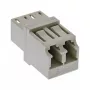Adaptador de fibra óptica InLine Duplex LC/LC conector hembra multimodo casquillo cerámico