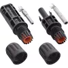 InLine 94001 Conector de cables Standard4/MC4/PV4 negro conector macho/hembra