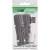 InLine 94001 Conector de cables Standard4/MC4/PV4 negro conector macho/hembra