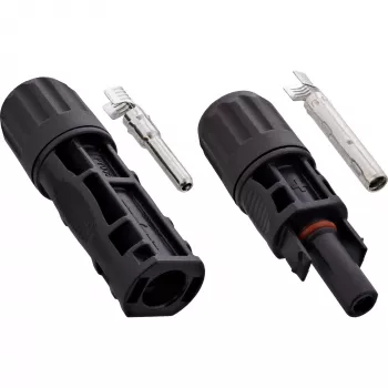 InLine 94010 Conector de cables Standard4/MC4/PV4 negro conector macho/hembra
