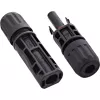 InLine 94010 Conector de cables Standard4/MC4/PV4 negro conector macho/hembra