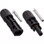 InLine 94020 Conector de cables Standard4/MC4/PV4 negro conector macho/hembra
