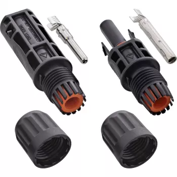 InLine 94020 Conector de cables Standard4/MC4/PV4 negro conector macho/hembra