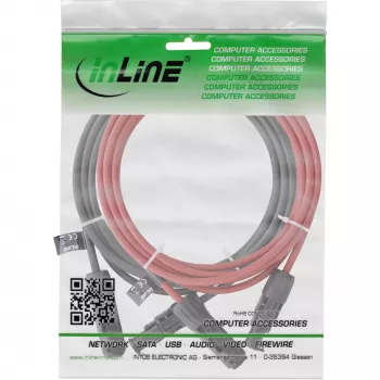 Cable de media tensión InLine 95410 1500V 10 m rojo negro