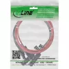 InLine 95601 Juego de extensión de cable solar con conector solar, 6mm², negro/rojo, 1 m